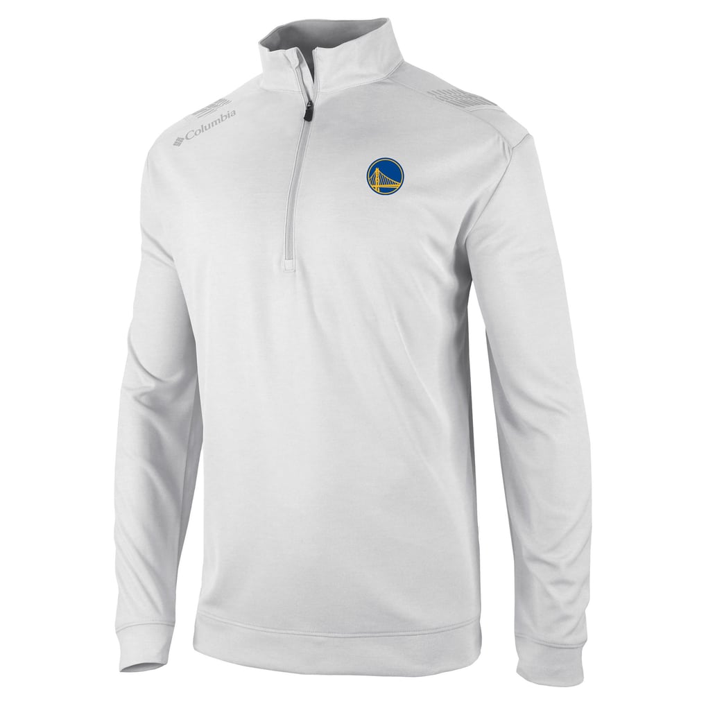 Golden State Warriors Columbia Oakland Downs Quarter-Zip Pullover - White